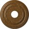 Ekena Millwork Dublin Ceiling Medallion (Canopies up to 8 1/4"), 15 3/8"OD x 3 5/8"ID x 1"P, Smokey Topaz Crackle CM15DUSTC - alternate 1
